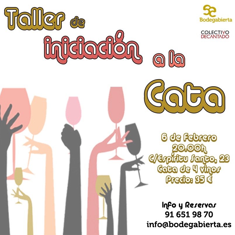 Taller de iniciacion a la cata taller cata ESPIRITU